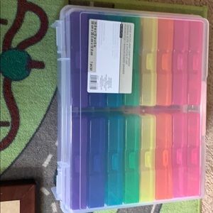 Large photo/craft storage  14.9” x 12” x 5”